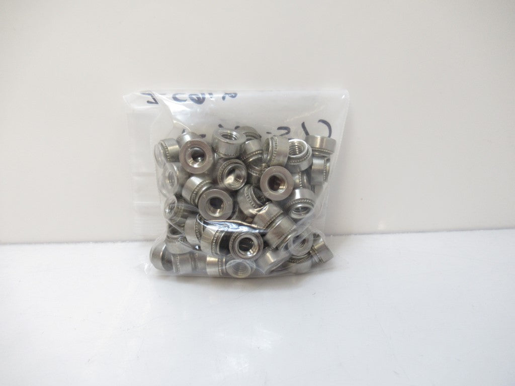 CLS-M6-2 Stainless Steel Self-Clinching Panel Nut, Lot Of 100
