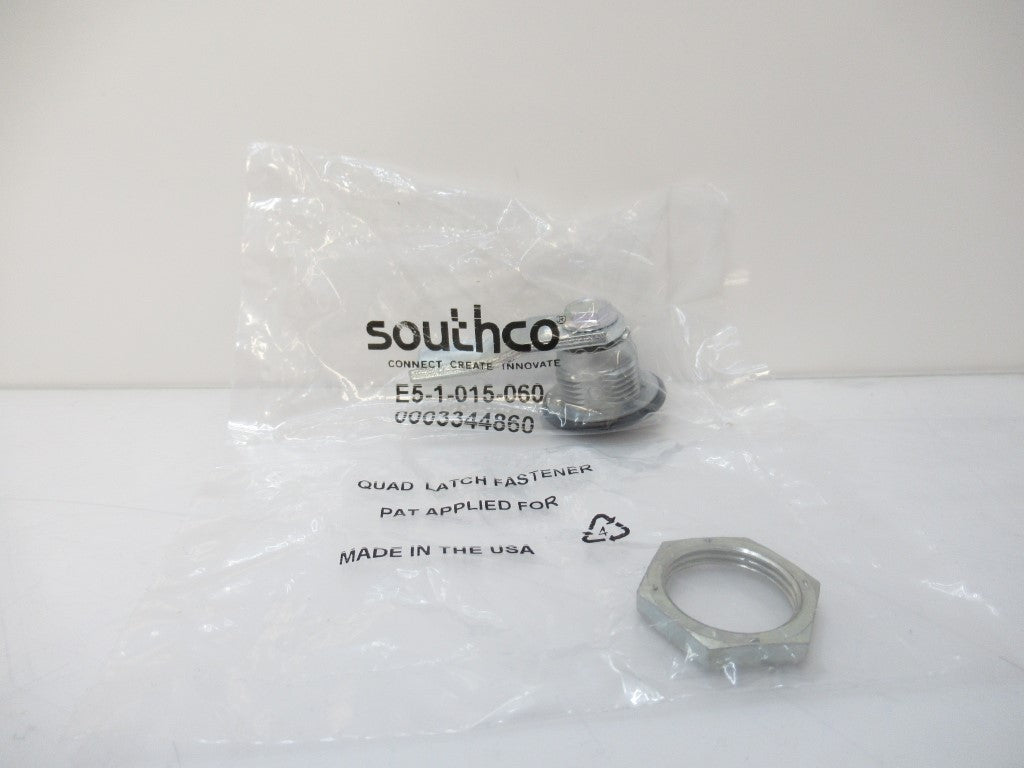 Southco E5-1-015-060 Quarter-Turn Cam Latch, 10mm (.39 in) Grip