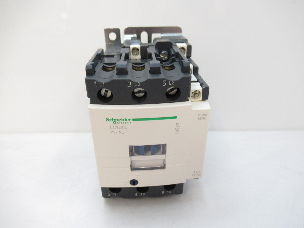 Schneider Electric TeSys LC1 D50G7 Contactor 600V AC, 50 A
