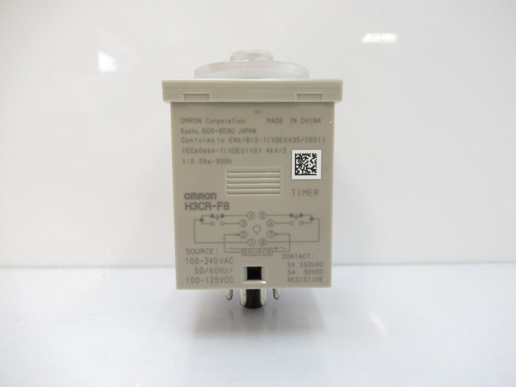 Omron H3CR-F8 Solid State Twin Timer 5 A AC 100-240V OR DC 100-125