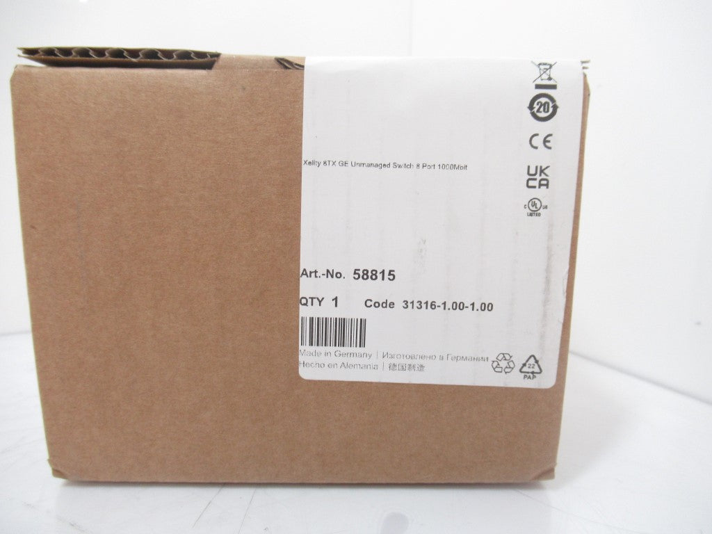 MurrElektronik Gmbh 58815 Xelity 8TX GE Unmanaged Switch 8 Port 1000Mbit
