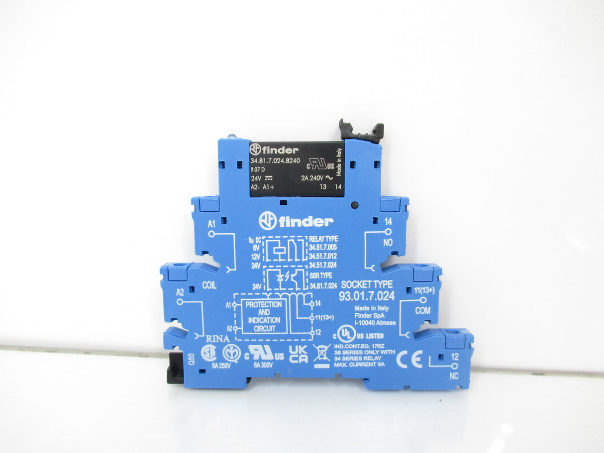 Finder 38.81.7.024.8240 SSR Interface Module, 24V DC Input