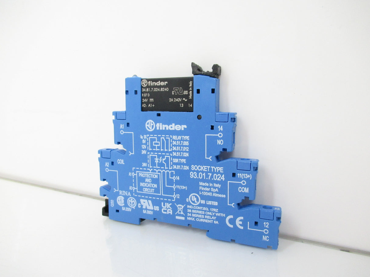 Finder 38.81.7.024.8240 SSR Interface Module, 24V DC Input