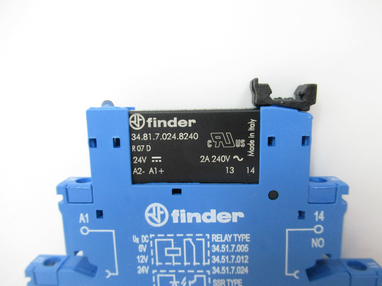 Finder 38.81.7.024.8240 SSR Interface Module, 24V DC Input
