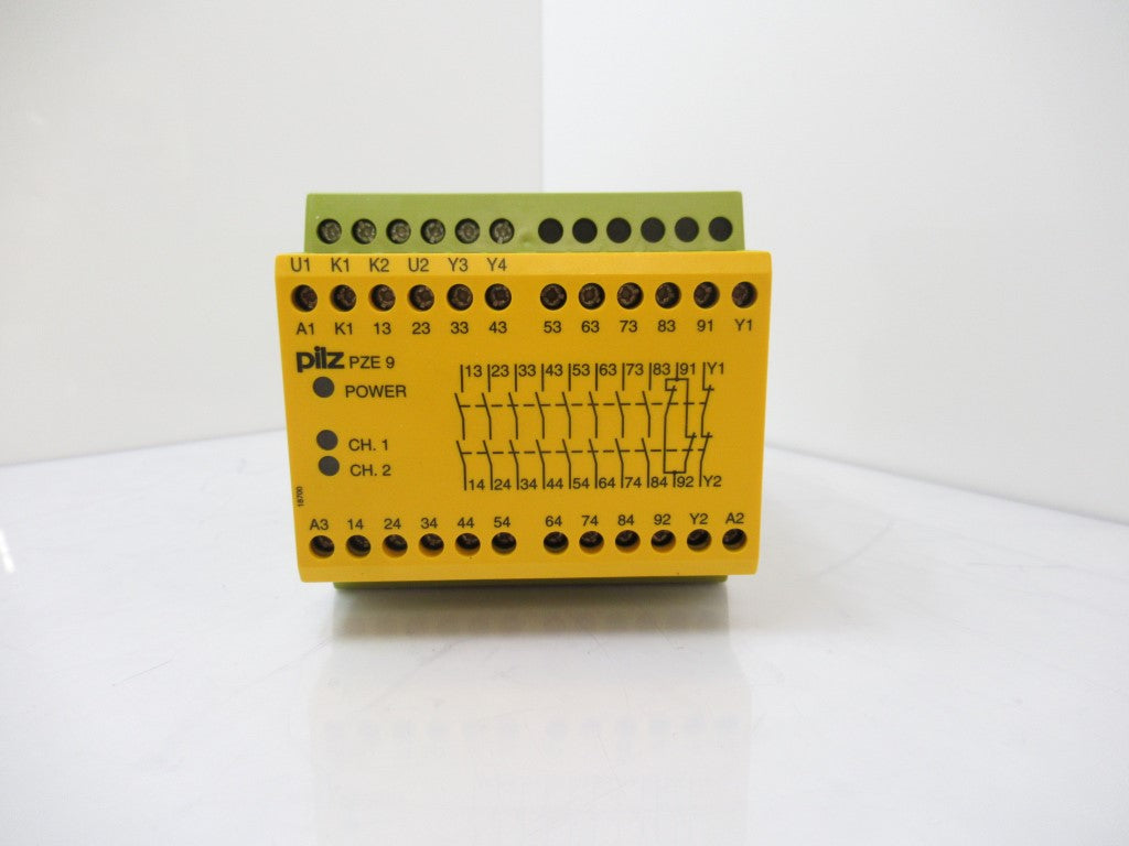 Pilz PZE9 24VDC 8n/o 1n/c 774150 Safety Relay Expander Module