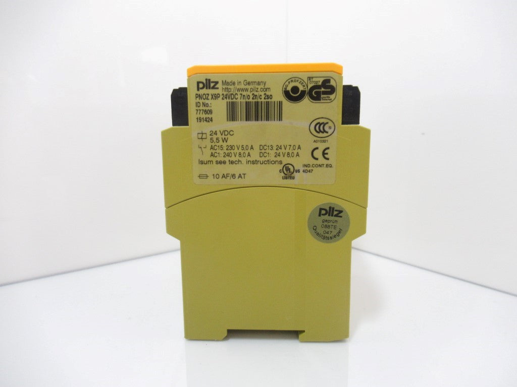 Pilz 777609 PNOZ X9P 24VDC 7n/o 2n/c 2so Safety Relay