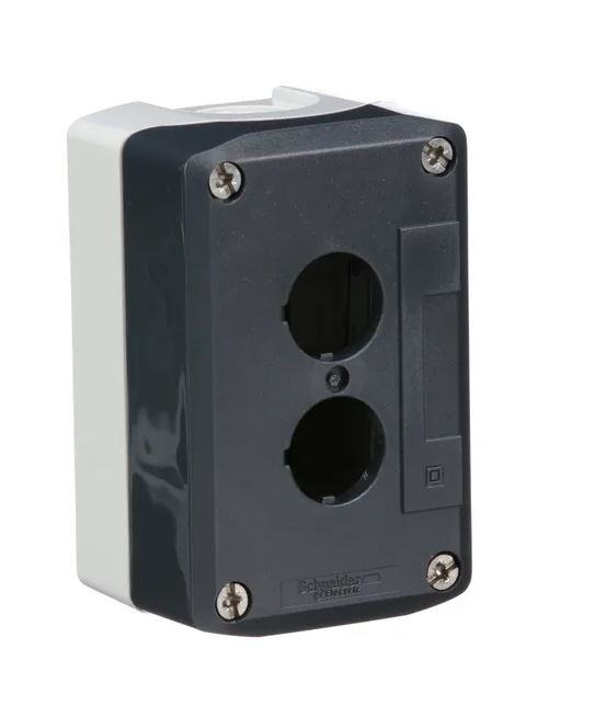 Schneider XALD02H7 Switch Enclosure 2 Hole, 22mm Hole Diameter