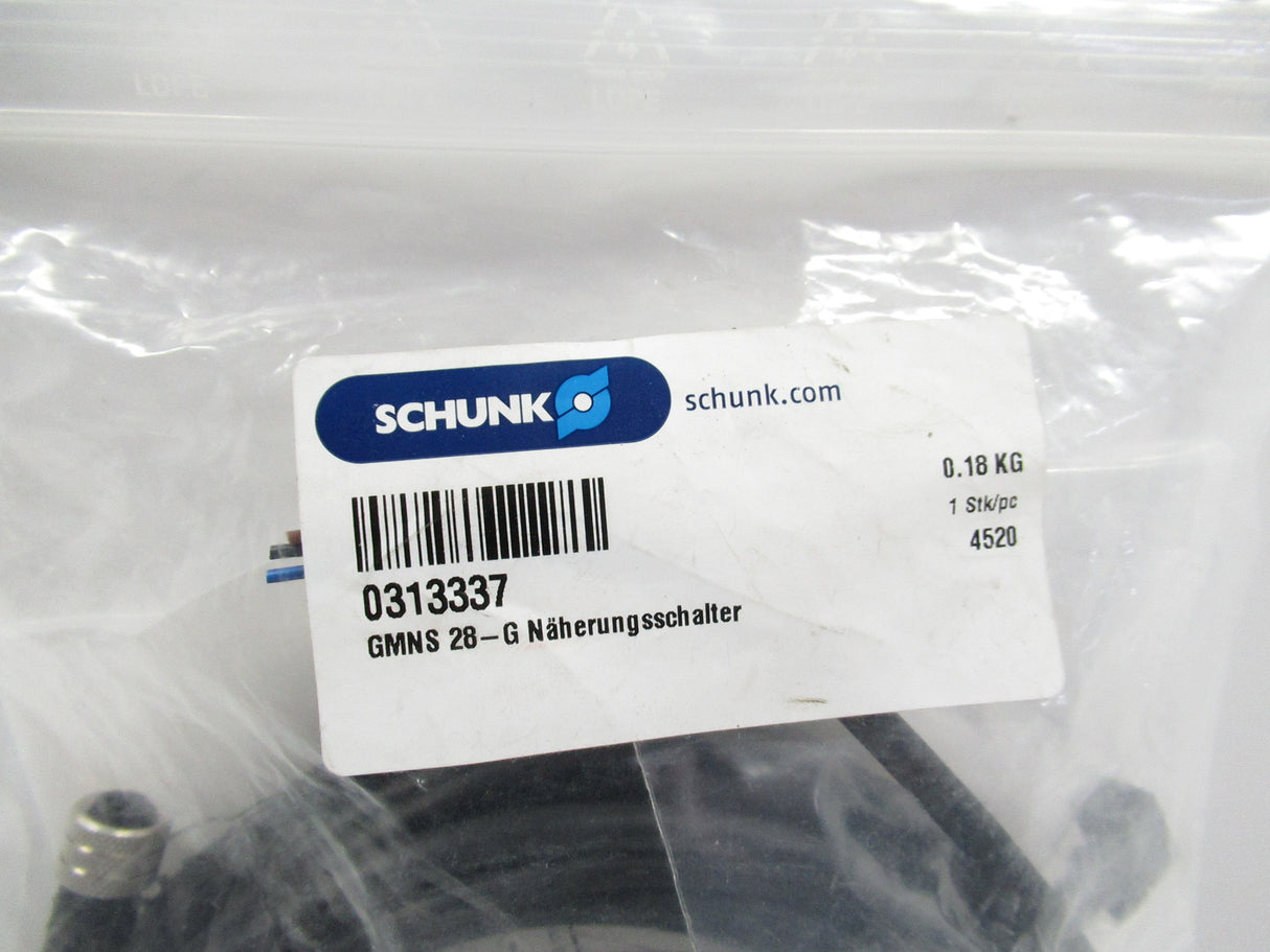 Schunk 0313337 GMNS 28-G Proximity Switch Straight Kit