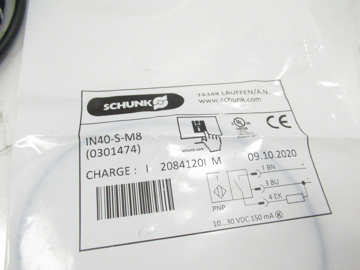 Schunk 0313337 GMNS 28-G Proximity Switch Straight Kit