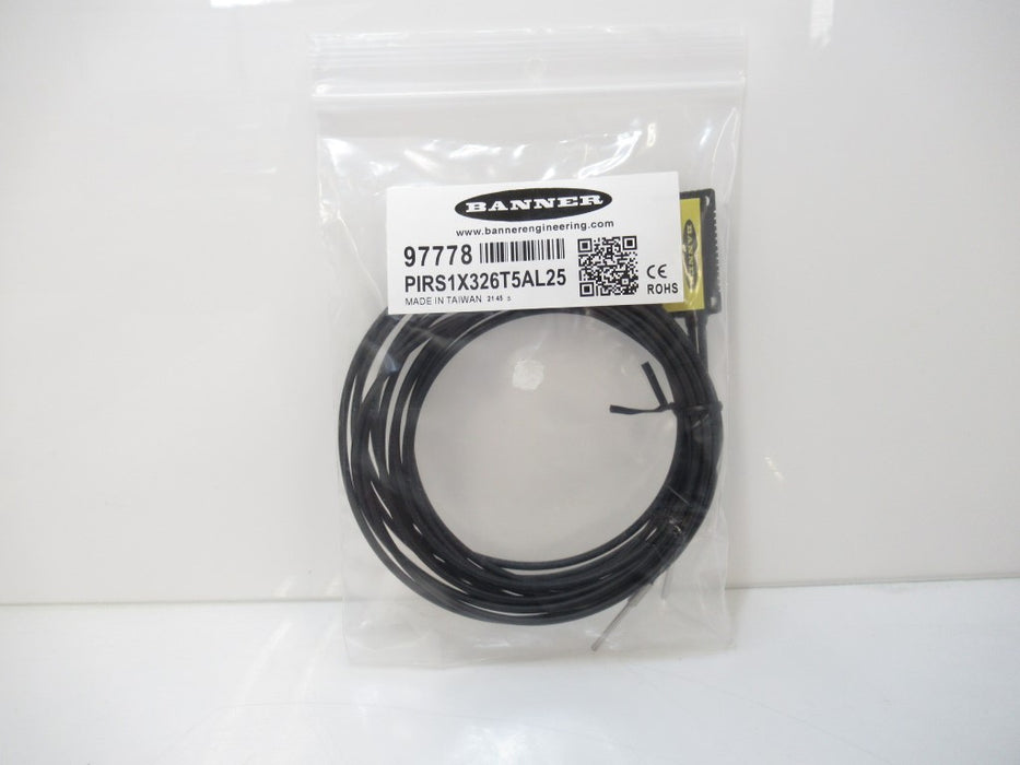 PIRS1X326T5AL25 Banner 97778 Plastic Fiber Opposed Mode Core Dia 32 X 0.25 mm
