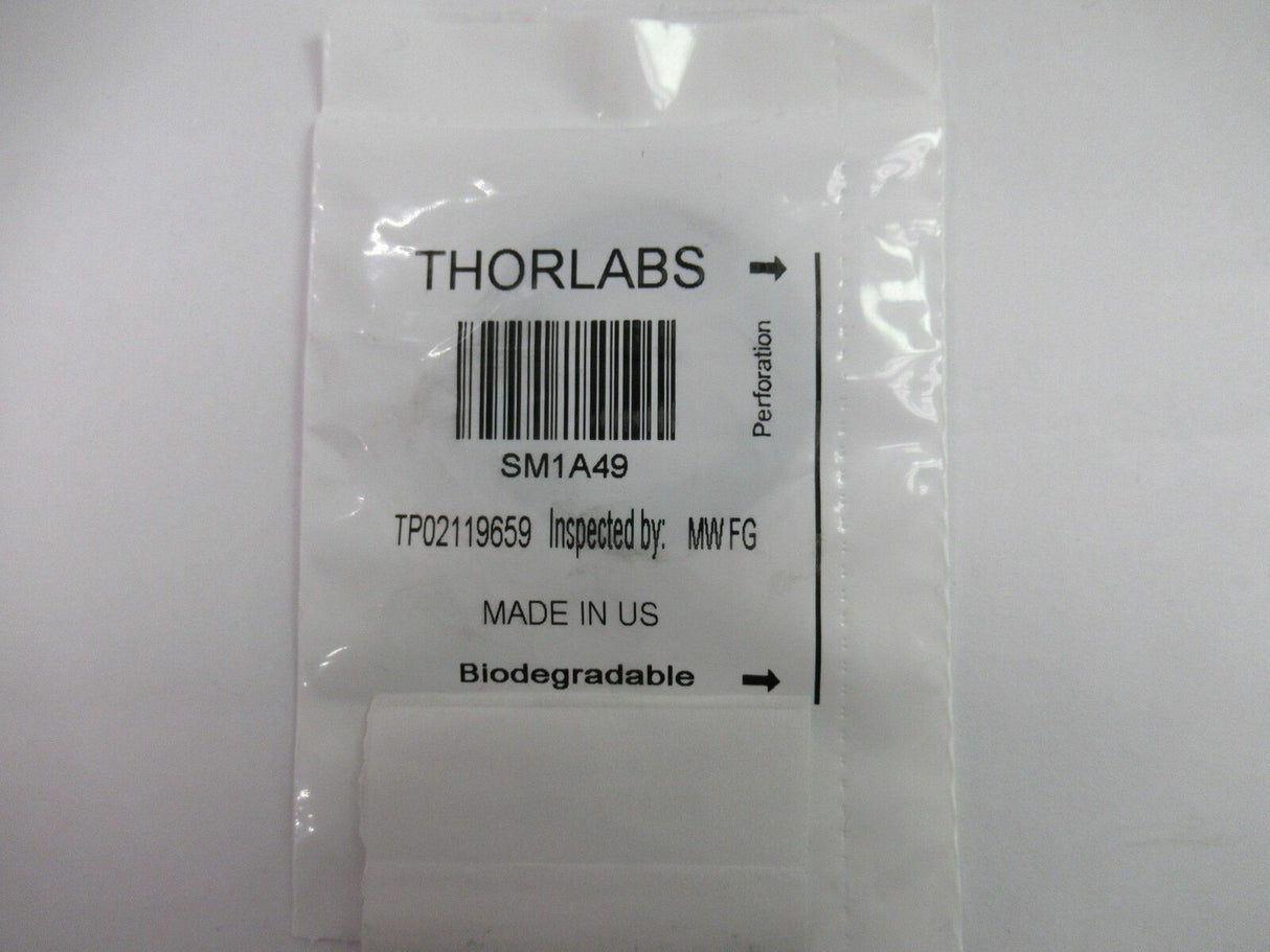 Thorlabs SM1A49 Optical Component Threading Adapter