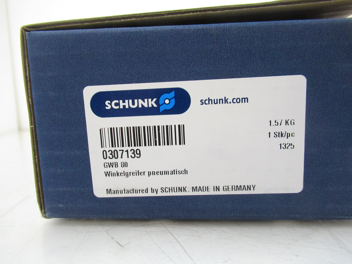 Schunk GWB 80 0307139 Pneumatic Gripping Module, 50Nm