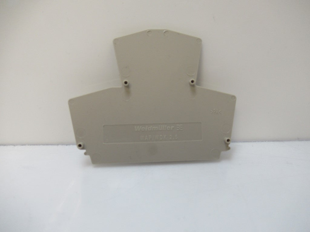 Weidmuller 1059100000 WAPWDK2.5 End Plate For Terminal Block, Pack Of 48