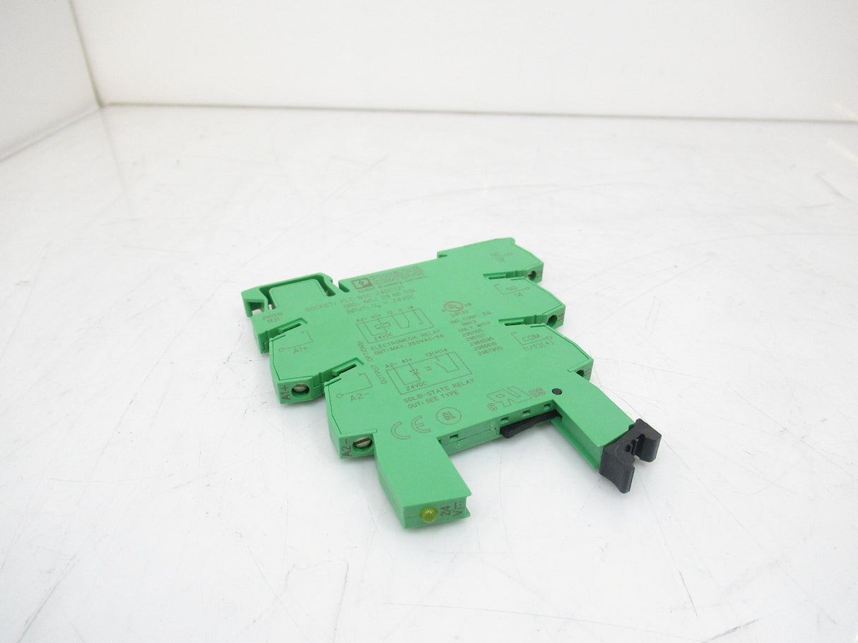 Phoenix Contact PLC-BSC-24DC/21 2966016 Green Terminal Block, 24V DC