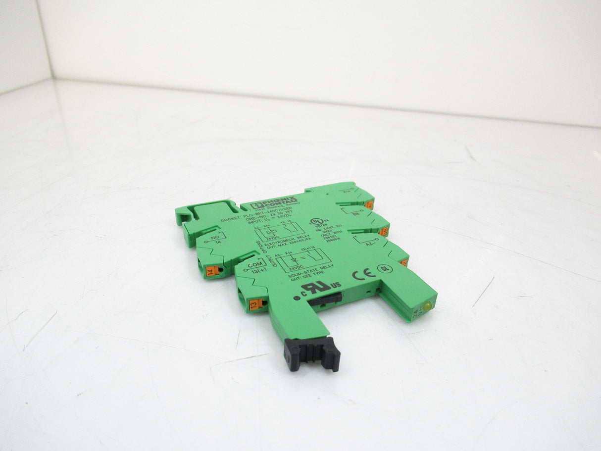 Phoenix Contact PLC-BPT-24DC/1/SEN 2900262 Green Terminal Block, 24V DC
