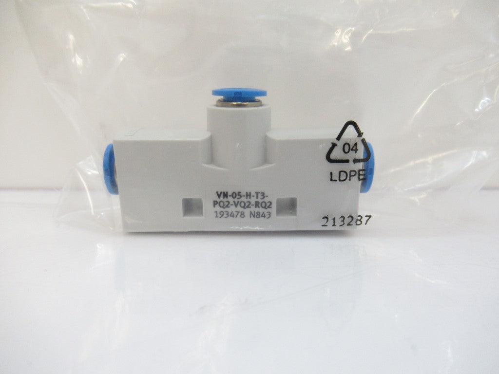 Festo 193478 VN-05-H-T3-PQ2-VQ2-RQ2 Vacuum Generator