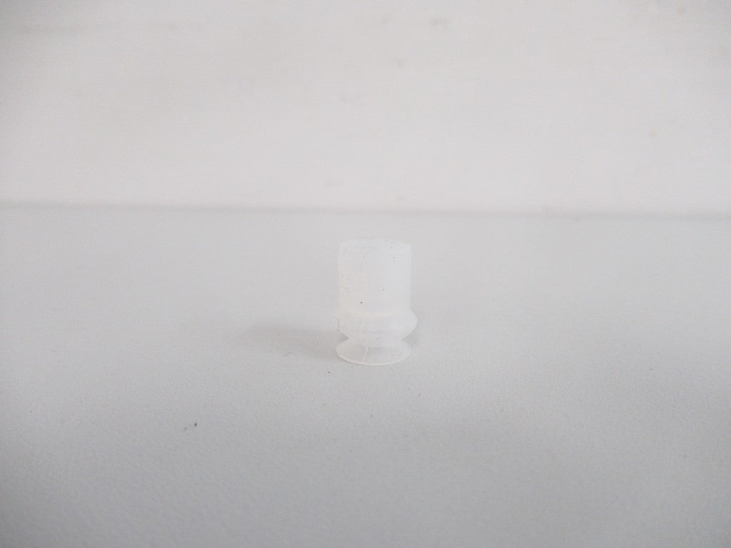 Coval VSA11SIT5 Bellows Suction Cup 11 mm, Translucent Silicone, Sold By Unit