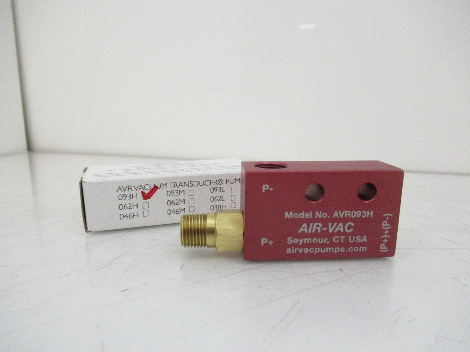 Air Vac AVR093H AVR Vacuum Transducer Pump, .37-.87SCFM