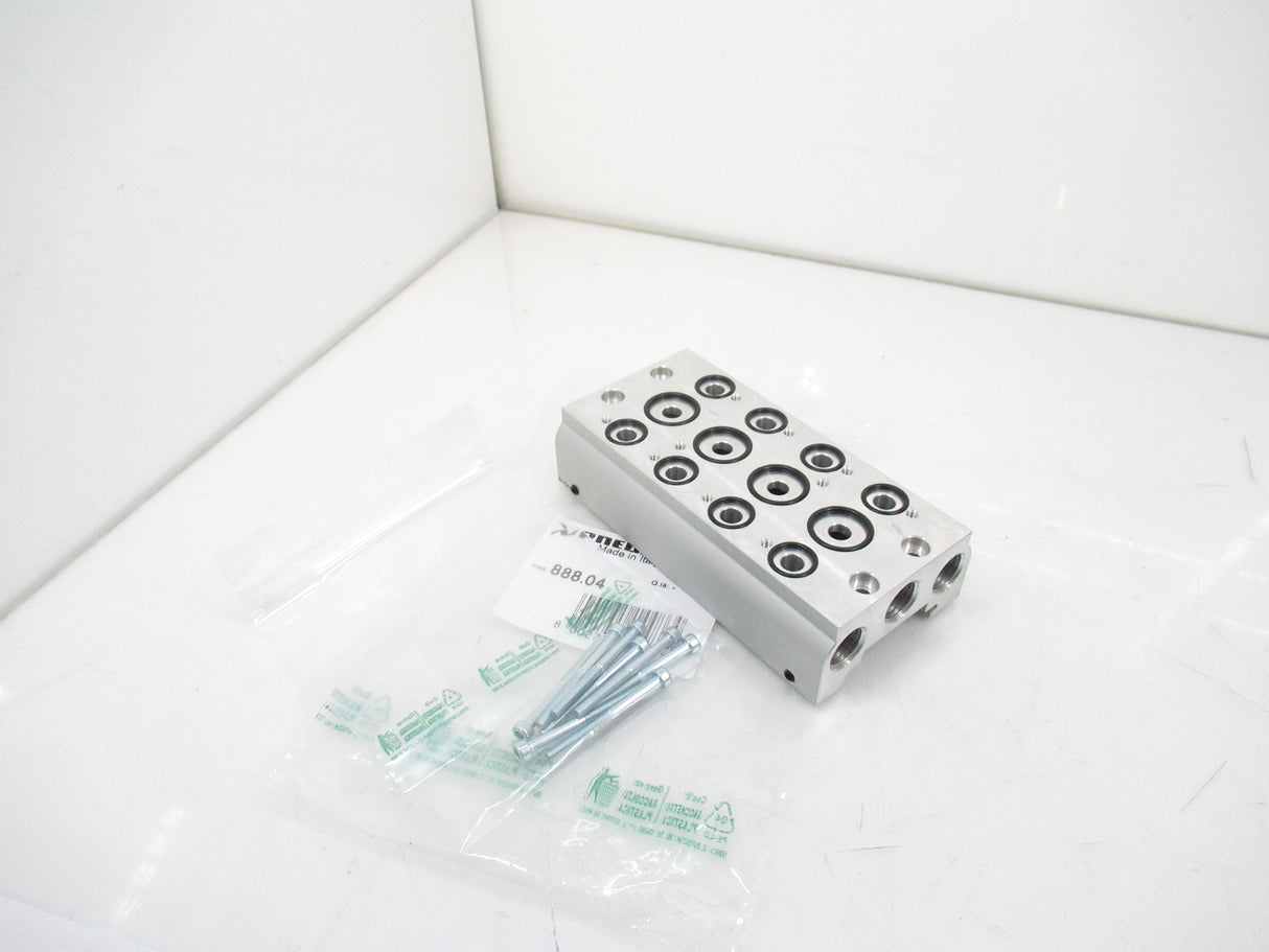 Pneumax 888.04 Base 4 Positions For Valve 8800 - For 5/2 And 5/3