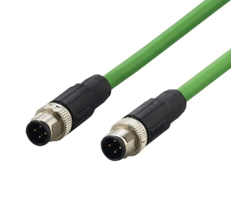 Ifm E21139 Ethernet Connection Cable 5m, M12 Connector