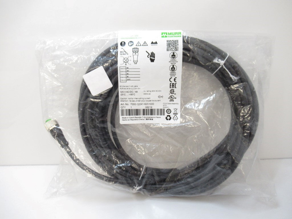 MurrElektronik 7000-12241-6251000 Cable Sensor M12, 5 Pin Female