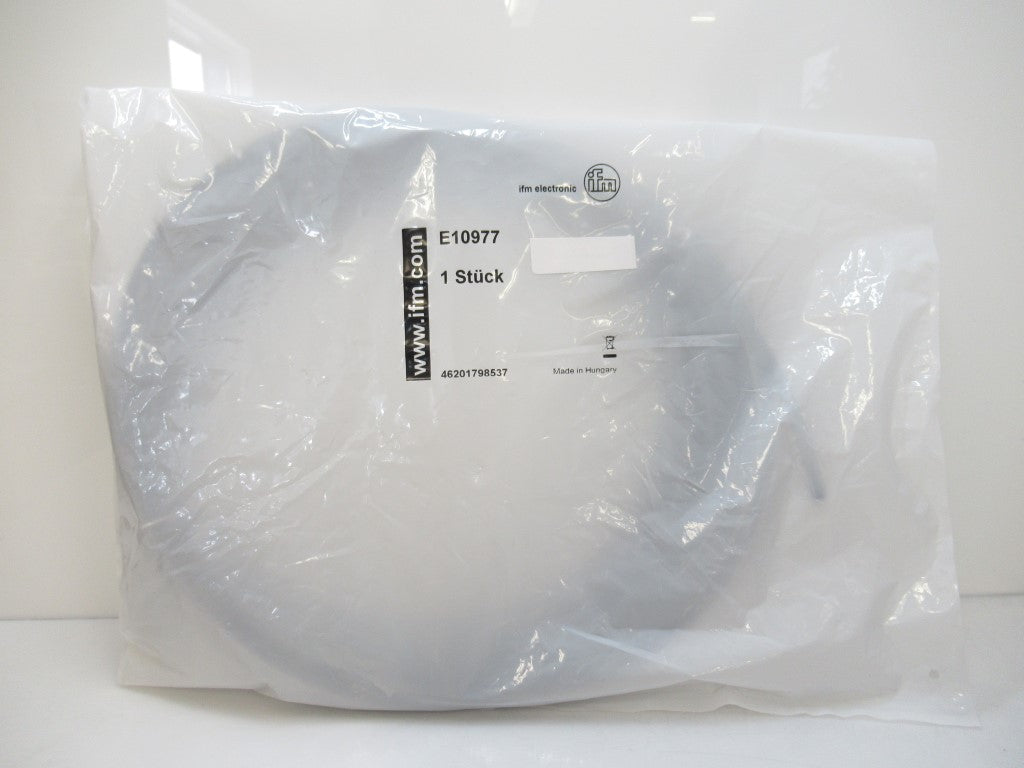 Ifm Electronic E10977 Connecting Cable W/ Socket, 10m PUR-Cable; M12 Connector