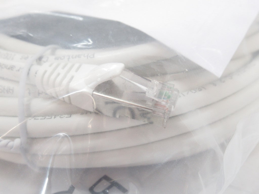 CAT6AS-35WH RJ45 CAT6A SSTP 10GB Molded Patch Cable White 35 FT