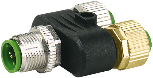 MurrElektronik 7000-41121-0000000 T-Coupler M12 Male/2x M12 Female A-Cod.