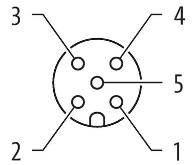 MurrElektronik 7000-12241-7321000 M12 Female 0° A-Cod. With Cable