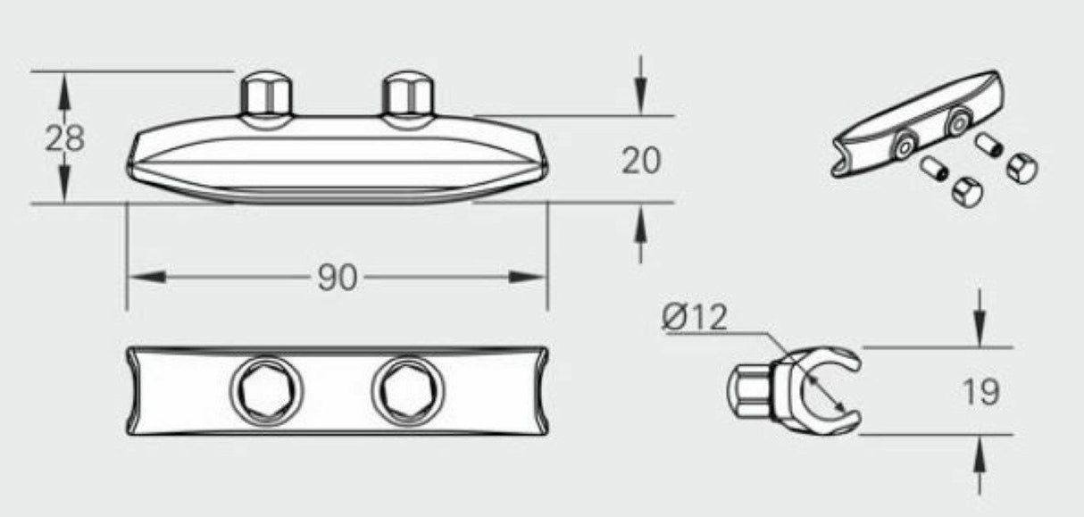 XBRJX 12X90 XBRJX12X90 FlexLink Connecting Sleeve New In Bag