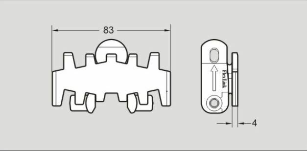 FlexLink XMTP 5 Plain Chain XM, Class A, 5 Meters