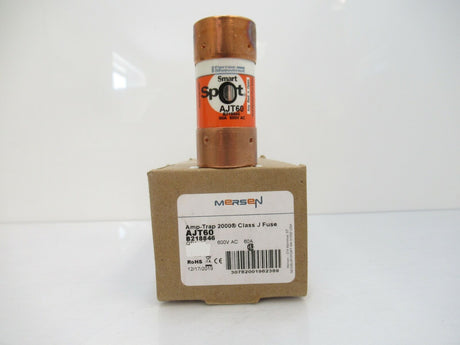 AJT60 Mersen Ferraz Shawmut Fuse Time Delay Class J 60A 600V AC Sold By Unit