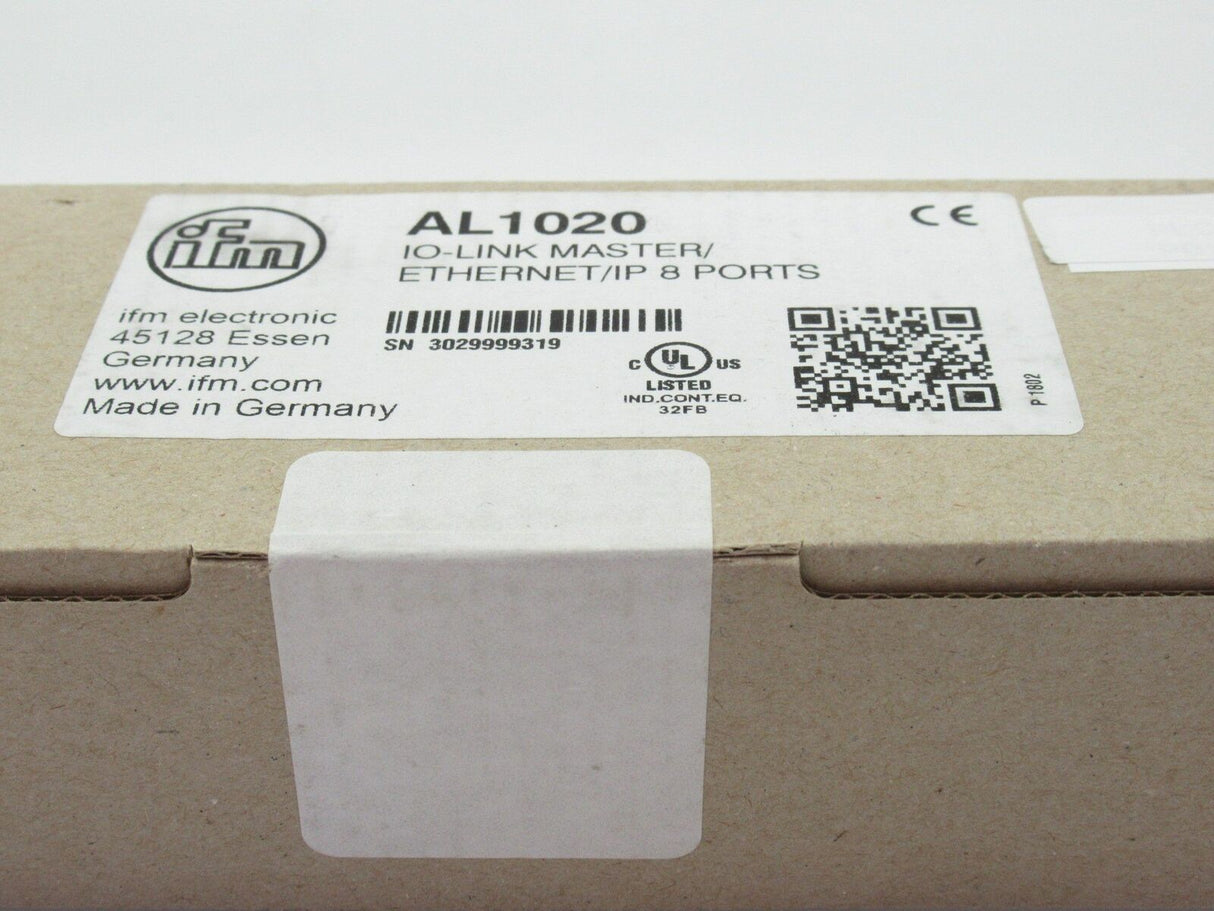 AL1020 Ifm Electronic IO-Link Master With EtherNet/IP Interface, 8 Ports, IP 67