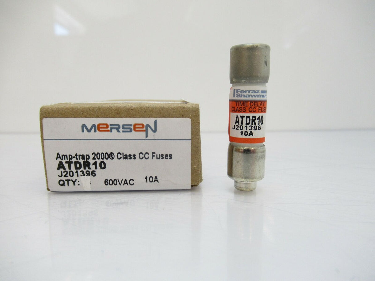 ATDR10 Mersen Ferraz Shawmut Fuse 10 A Time Delay 600V AC Sold By Unit, New