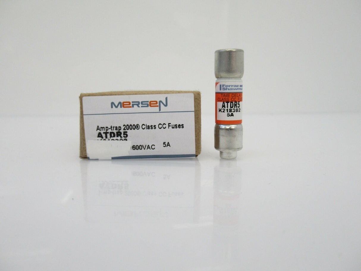 ATDR5 Mersen Ferraz Shawmut Fuse Class CC Slow Blow Acting 5A Sold By Unit, New