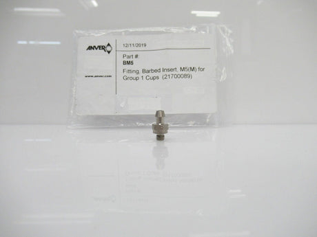 BM5 Anver, Captured O-Ring Barbed Fitting, Group 1 (Sold By Unit, New No Box)