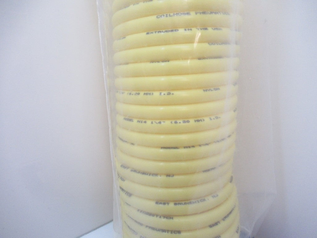 N14-25B N1425B Coilhose Nylon Coil, 1/4" x 25', 1/4" NPT Swivel Fittings, New