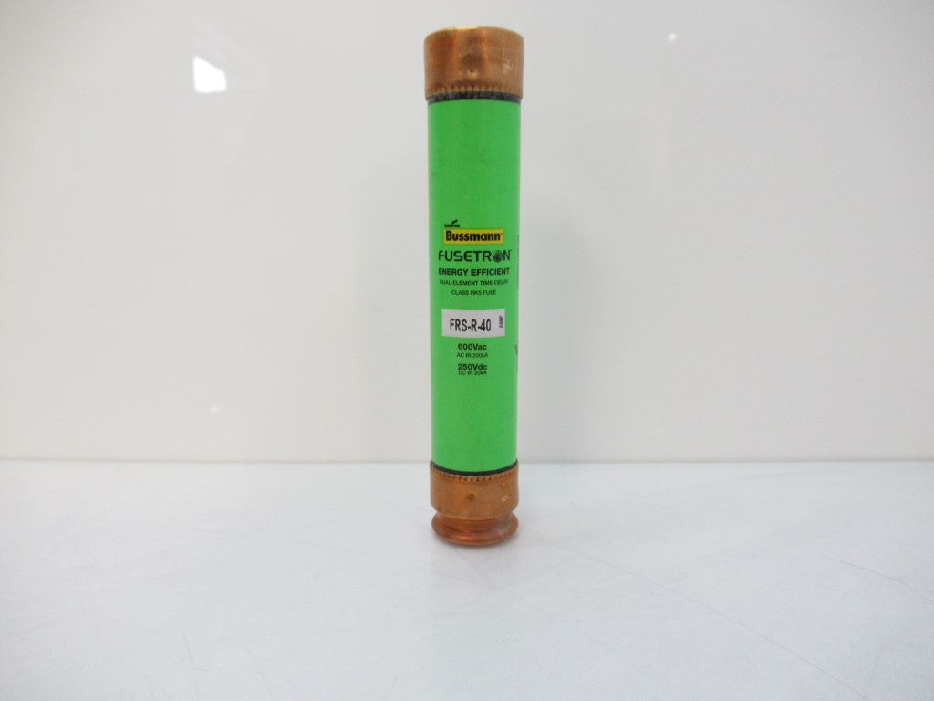 FRS-R-40 FRSR40 Bussmann Fuse 40A 600V AC 250V DC Class RK5 Sold By Unit, New