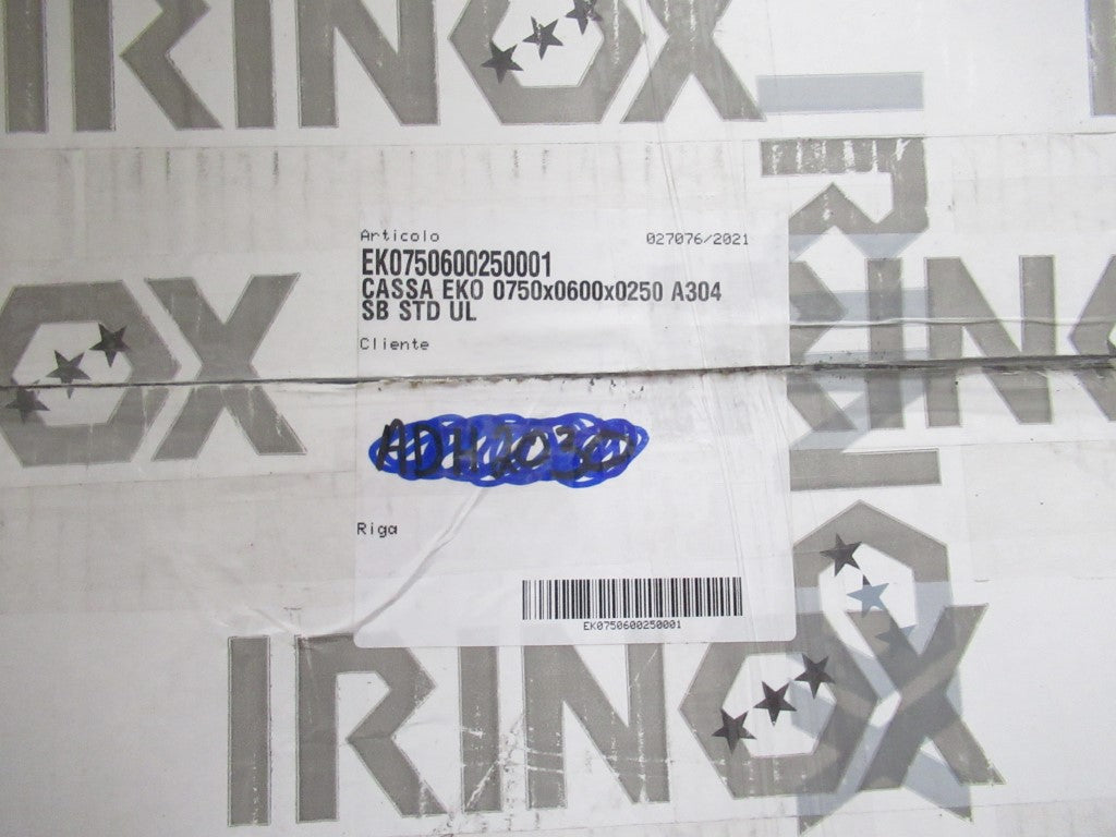 EKO 75 60 25 EK0756025 EK0750600250001 Irinox SS Enclosure (New In Box)