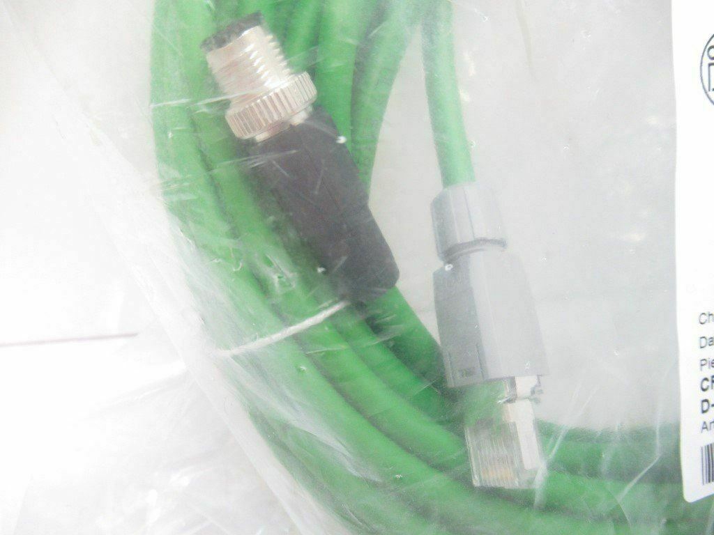 E18423 Ifm Electronic Ethernet Connection Cable, M12 Plug/RJ45 Plug New In Bag