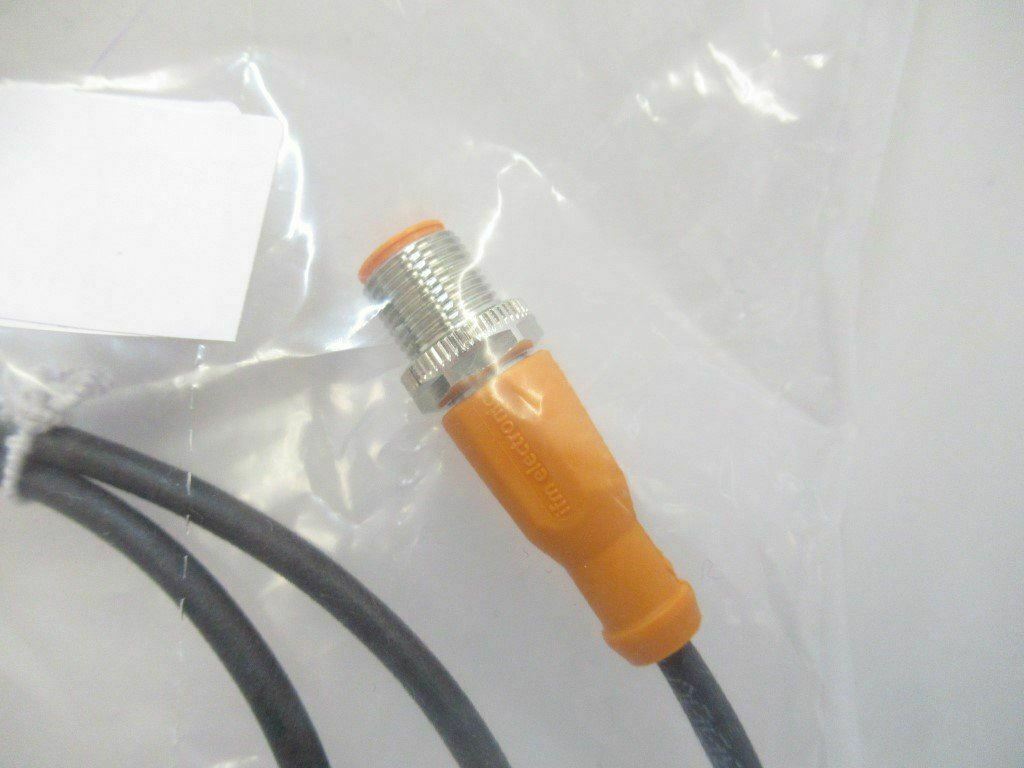 EVC222 Ifm Electronic Connection Cable 1m PUR-Cable; M12/M8 Connector (New)