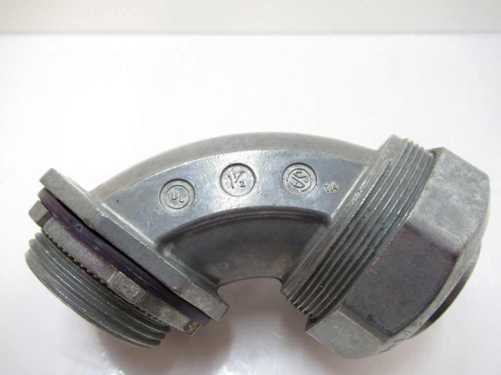 5356 T&B 1-1/2 Inch 90 Degree Malleable Iron Insulated Liquidtight Connector