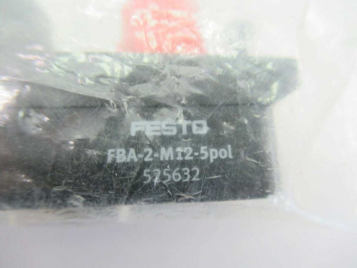 525632 Festo Bus connection FBA-2-M12-5POL (New In Bag)