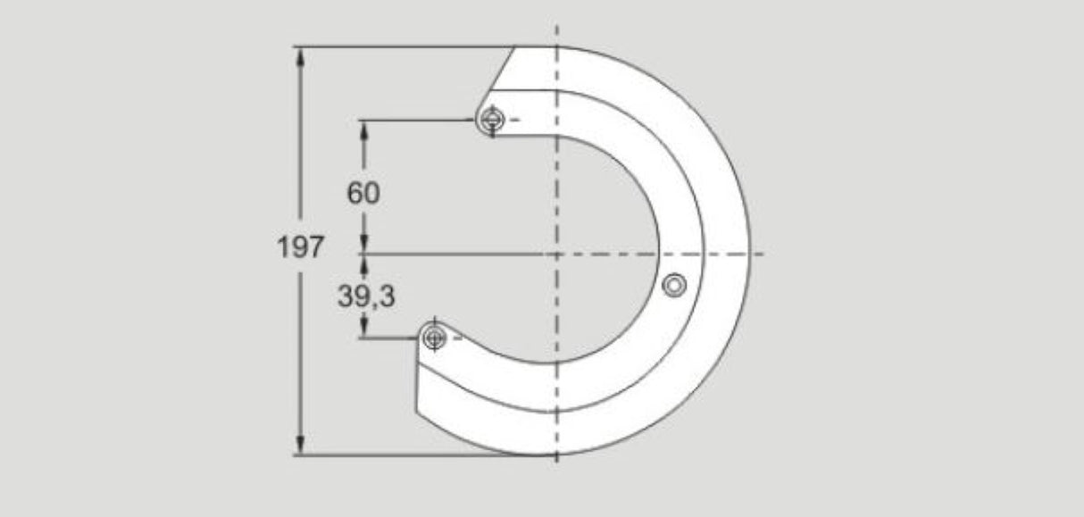 XBSJ 197A180 XBSJ197A180 Flexlink Cover Idler End X180