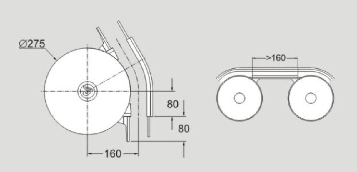 XBBH 30A85R160 XBBH30A85R160 FlexLink Wheel Bend X85