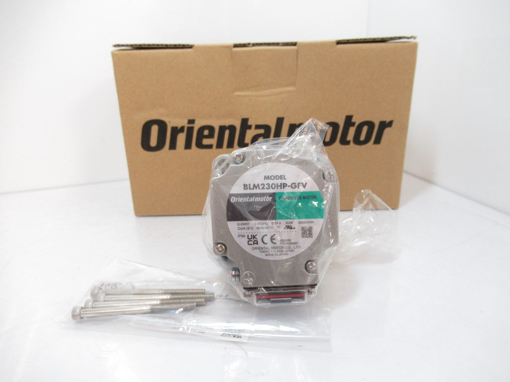BLM230HP-30AS GFV2G30AS Orientalmotor Brushless DC Motor 30W, Gear Ratio 30:1