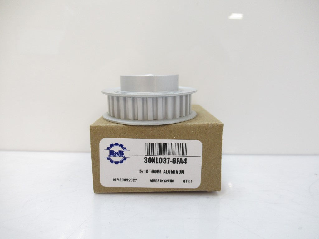 30XL037-6FA4 30XL0376FA4 B&B Timing Pulley, 30 Teeth, Aluminum, Clear Anodized