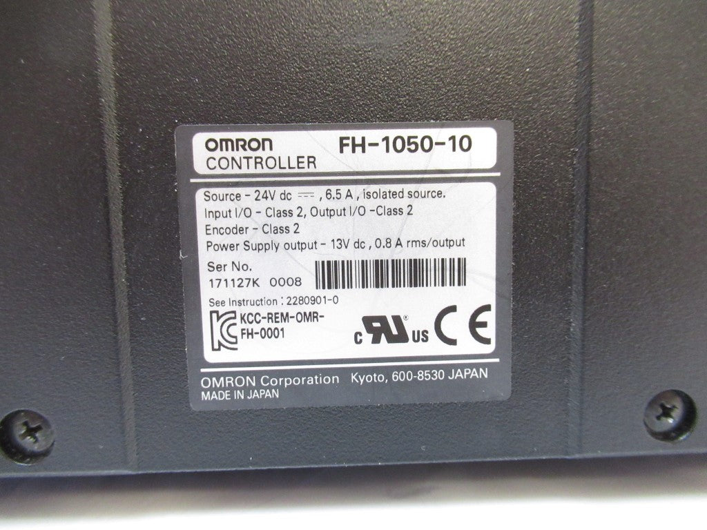 FH-1050-10 FH105010 Omron Controller Vision, Std CPU, Box 4-Cam