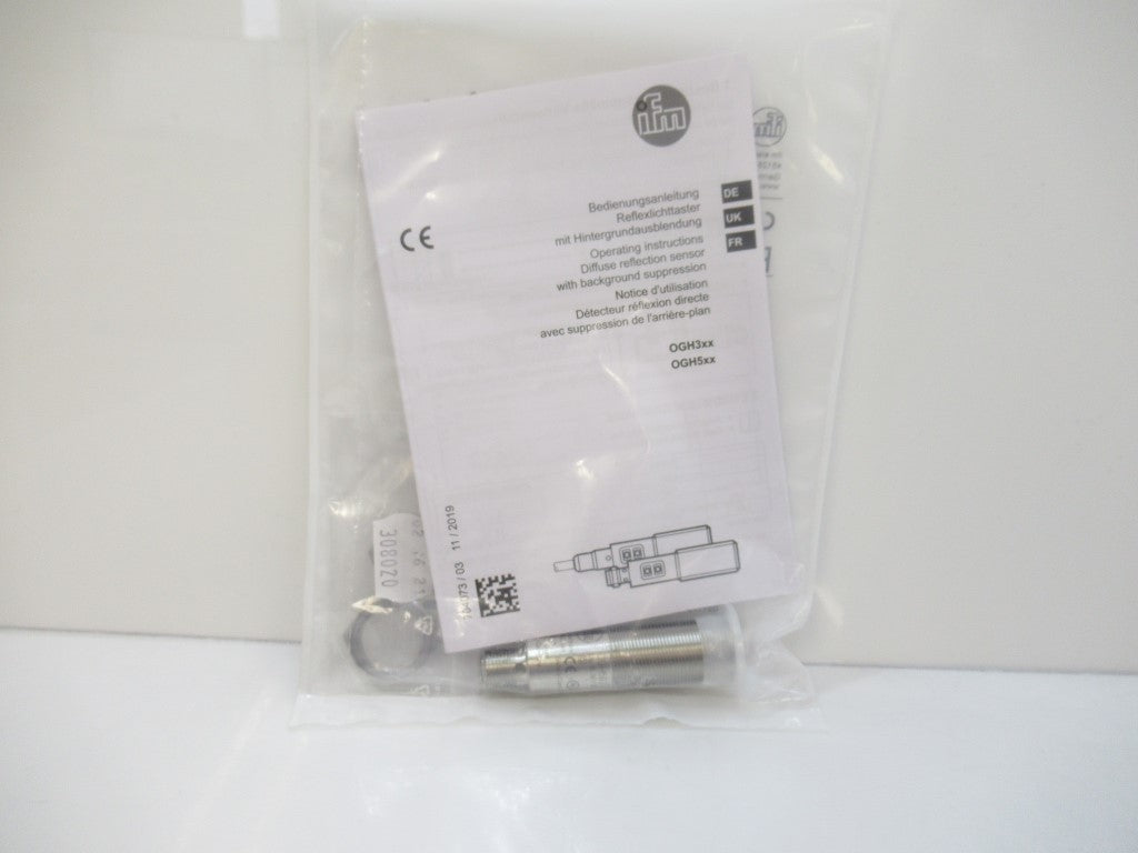 OGH502 Ifm Electronic OGH-FNKG/US100 Diffuse Reflection Sensor (New In Bag)
