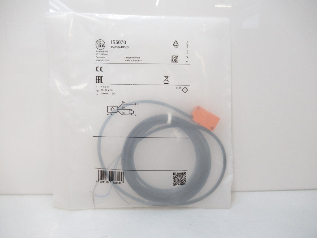 IS5070 IS-3004-BPKG IS3004BPKG Ifm Electronic Inductive Sensor New In Bag